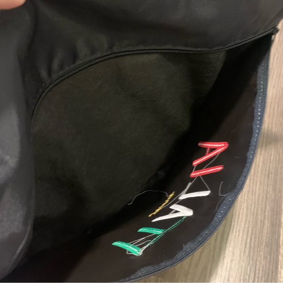 Italia Siena womens medium/large black shoulder tote bag - Picture 8 of 12
